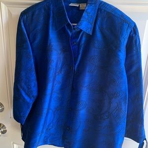 Blue Bayou Silk Blouse